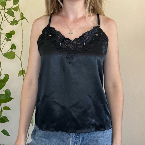 Vintage Tops - Vintage Satin Camisole